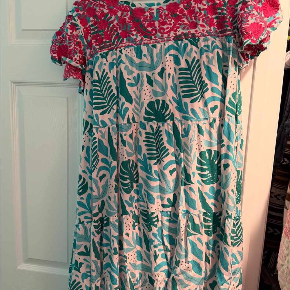 Layerz Clothing embroidered dress
